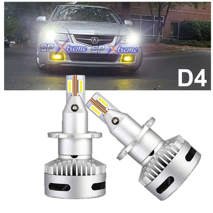 GP Xtreme D4S D4R LED Headlamp Light Bulbs Super White 6500K 20000 Lumen GP-D4S-LED-HL-X
