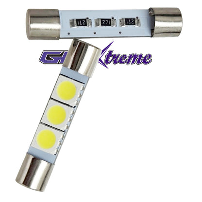 GP Xteme 1031 Sun Visor Vanity Mirror White Fuse Type Light Bulbs - GP-1031-VS-SMD-3W