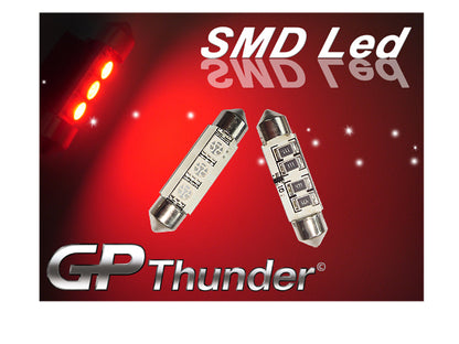 GP Xtreme 1036 3423 6418 3SMD 5050 LED Festoon Canbus Light Bulbs For Car interior Dome/Map/Trunk/License Plate Lights – White - GP-1036-SMD-3R