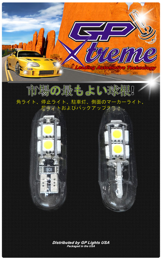 GP Xteme 921 902 194 168 2825 W5W T10 White SMD 5050 CANBUS LED Light Bulbs  - GP-194-CAN-9W