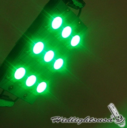 GP Xtreme 1142 221 wire hook end 1.75" 9 Green LED Festoon Light Bulbs For Car interior Dome/Map/Trunk GP-221-9SMD-G