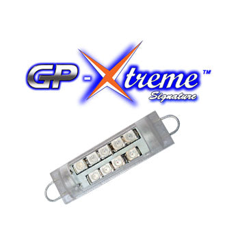 GP Xtreme 1142 221 wire hook end 1.75" 9 Red LED Festoon Light Bulbs For Car interior Dome/Map/Trunk GP-221-SMD-9R - GP Lights USA