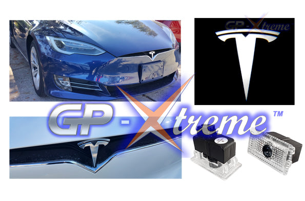Logo Door Courtesy Welcome Laser Ghost Shadow Lights for TESLA MODEL S X L Y 3 - White