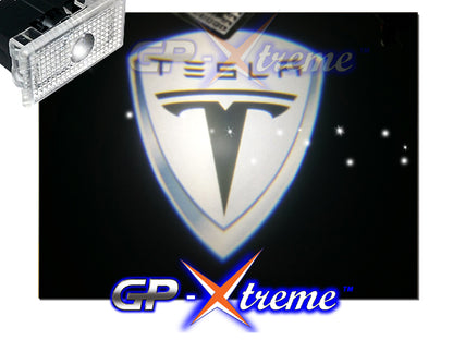 Logo Door Courtesy Welcome Laser Ghost Shadow Lights for TESLA MODEL S X L Y 3 - Batch White