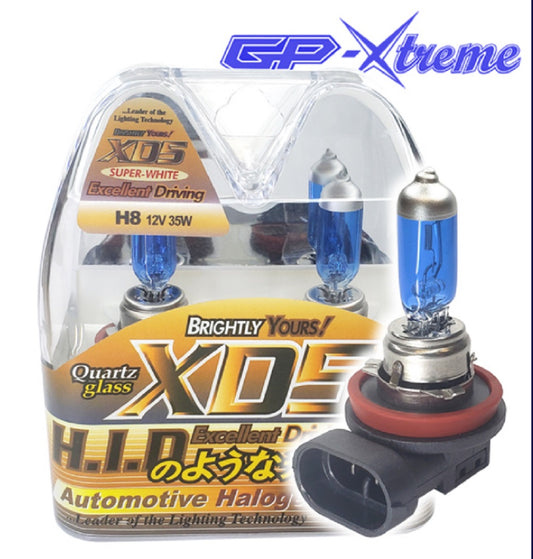 XD5 H8 5800K 35W Xenon White Headlamp - Fog Light Bulbs - High Beam SXD558K-H8