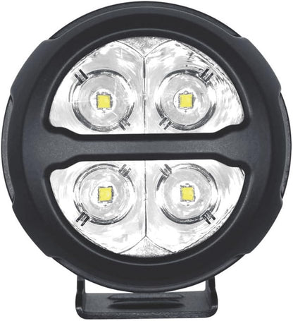 3" Round Motorcycle LED Headlight, Long-Range Spot Light Rally Racing High-Speed Applications, Rugged Die-Cast Aluminum Housing LED-320