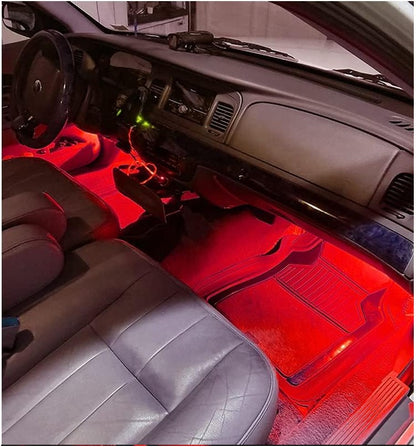 GP Xtreme 1142 221 wire hook end 1.75" 9 RED LED Festoon Light Bulbs For Car interior Dome/Map/Trunk GP-221-9SMD-R