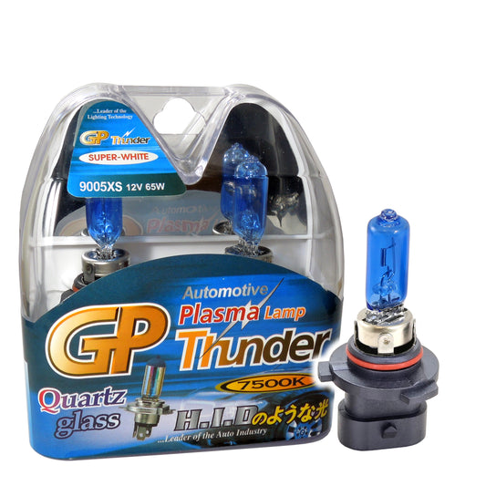 GP Thunder 9005XS 7500K 12V 65W Straight Angle Super White Fog Lights - High Beam - Low Beam SGP75K-05XS