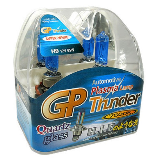 GP Thunder H9 7500K 12V 65W Super White Fog Light Bulbs - High Beam SGP75K-H9