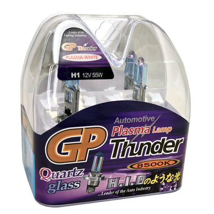 GP Thunder H1 8500K 55W Plasma White Fog Light Bulbs - Low Beam - High Beam SGP85K-H1