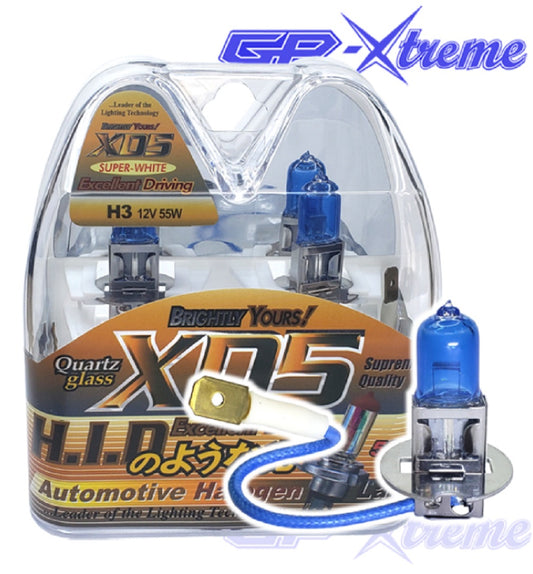 XD5 H3 5800K 55W Xenon White Headlamp - High Beam - Low Beam - Fog Light Bulbs - High Beam SXD5-58K-H3