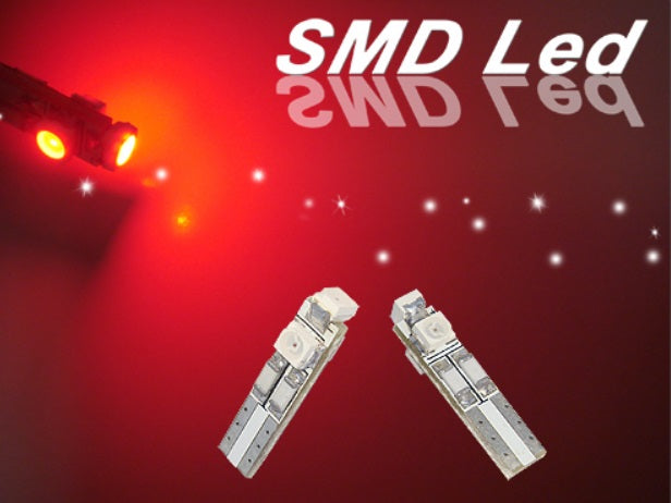 GP Xteme T5 58 /74/37 Hyper RED Miniature Light Bulbs - T5-SMD-3R