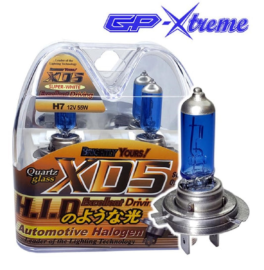 XD5 H7 5800K 55W Xenon White Headlamp - High Beam - Low Beam - Fog Light Bulbs - High Beam SXD5-58K-H7