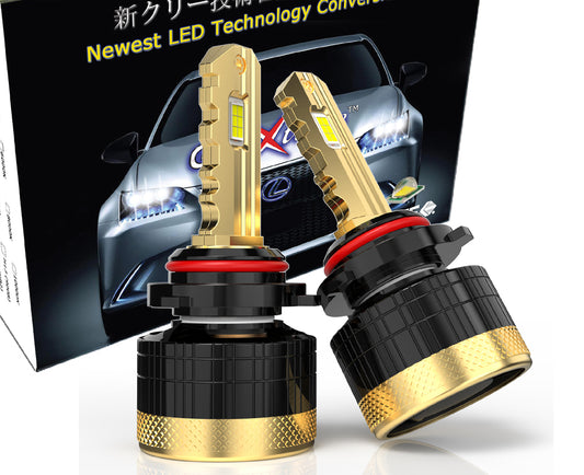 GP Xtreme 9005 HB3 LED Headlamp Light Bulbs Super White 6500K 24000 Lumen GP-9005-LED-HL-XI