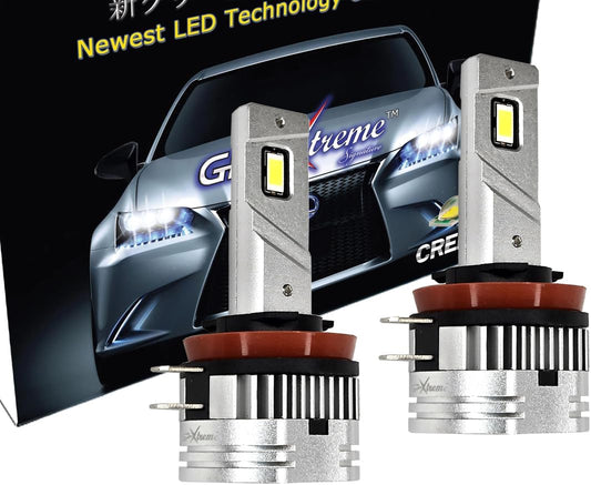 GP Xtreme H11b LED Headlamp Light Bulbs Super White 6500K for KIA Borrego Optima Sedona Sonata Veloster Azera Elantra Genesis Coupe Santa Fe Accent GP-H11B-LED-Bulbs