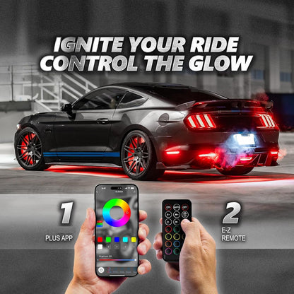 Under glow Kit with App & Remote Control Aura Pro RGB Aluminum for Car - Body-Alum-Kit