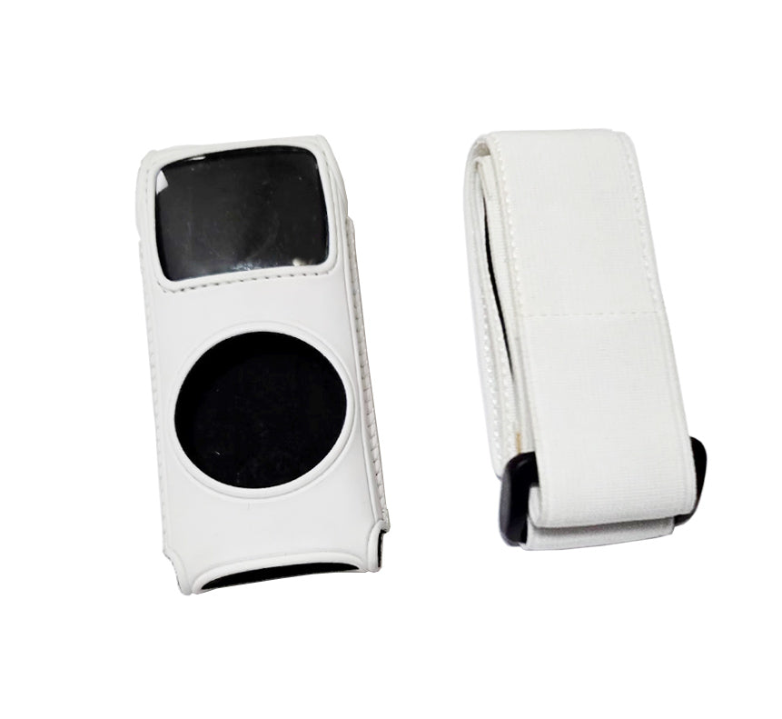 iPod White Leather Case for iPod Nano 2nd Generation Cover Screen Protector