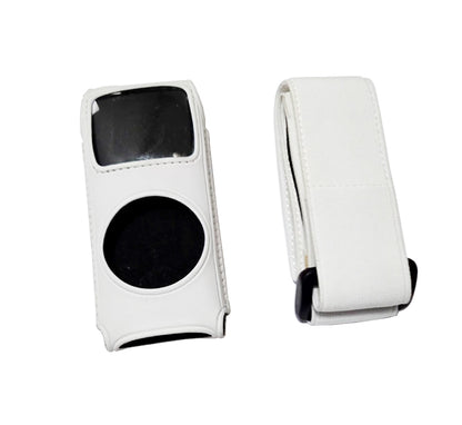 iPod White Leather Case for iPod Nano 2nd Generation Cover Screen Protector