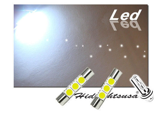 GP Xteme 1031 Sun Visor Vanity Mirror White Fuse Type Light Bulbs - GP-1031-VS-SMD-3W