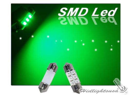 GP Xteme 1031 Dome MAP Inside Festoon 6 BLUE Led Bulbs GP-1031-SMD-6G