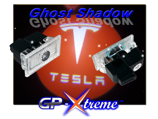 Logo Door Courtesy Welcome Laser Ghost Shadow Lights for TESLA MODEL S X L Y 3 - RED