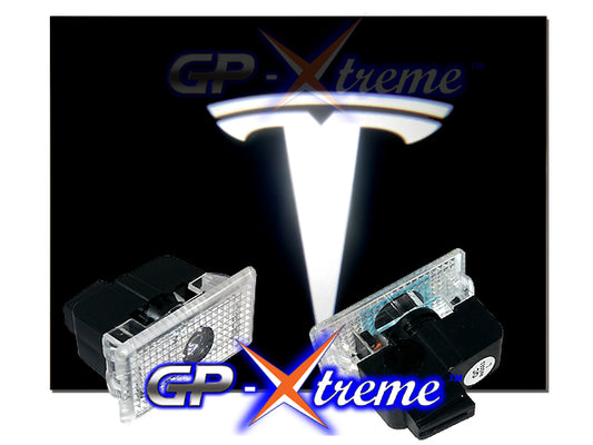 Logo Door Courtesy Welcome Laser Ghost Shadow Lights for TESLA MODEL S X L Y 3 - White