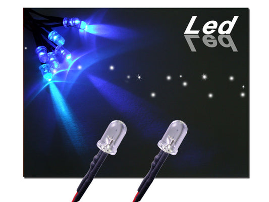 GP Xteme T5 (58/74) LED Blue Light Bulbs with Pre-Wired Cable - WRT5-1B