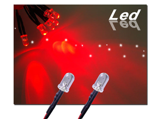 GP Xteme T5 ( 58/74) LED Red Light Bulbs with Pre-Wired Cable  - WRT5-1R