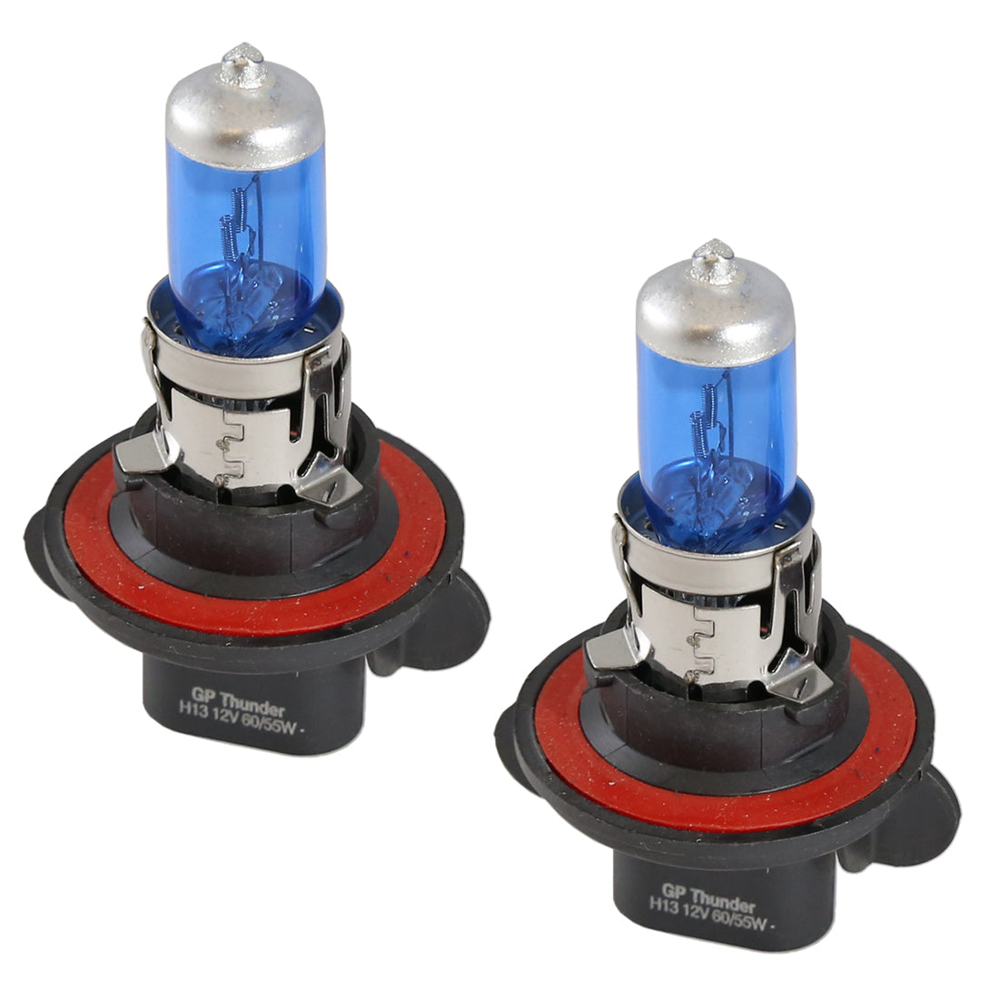 GP Thunder H13 9008 7500K 12V 65W/55W Super White Light Bulbs - High Beam - Low Beam  SGP75K-H13 - GP Lights USA