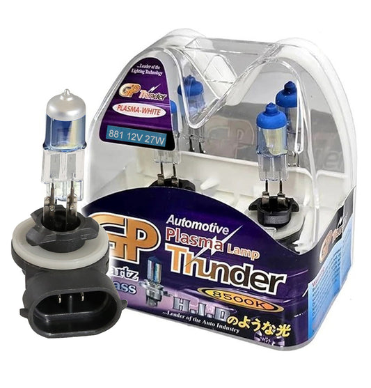 GP Thunder 881 8500K 27W Plasma White Fog Light Bulbs - Low Beam - High Beam SGP85K-881