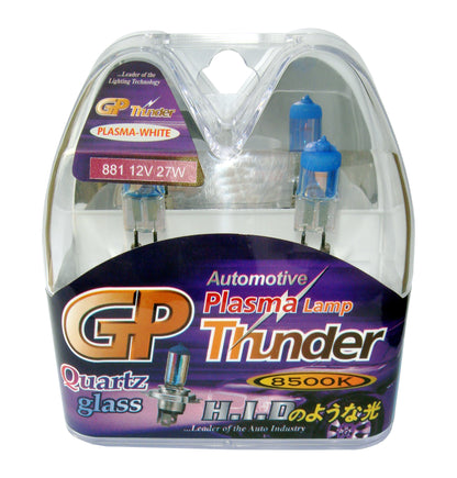GP Thunder 881 8500K 27W Plasma White Fog Light Bulbs - Low Beam - High Beam SGP85K-881