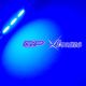 1031 6614F Sun Visor Vanity Mirror Blue LED Light bulbs - 29mm 