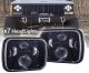 GP Xtreme 7x6 Inch LED Headlights Rectangular Headlamp with DRL High Low Sealed Beam Lights with H4 Plug H6054 6054 Headlights Replacement Seal Beam