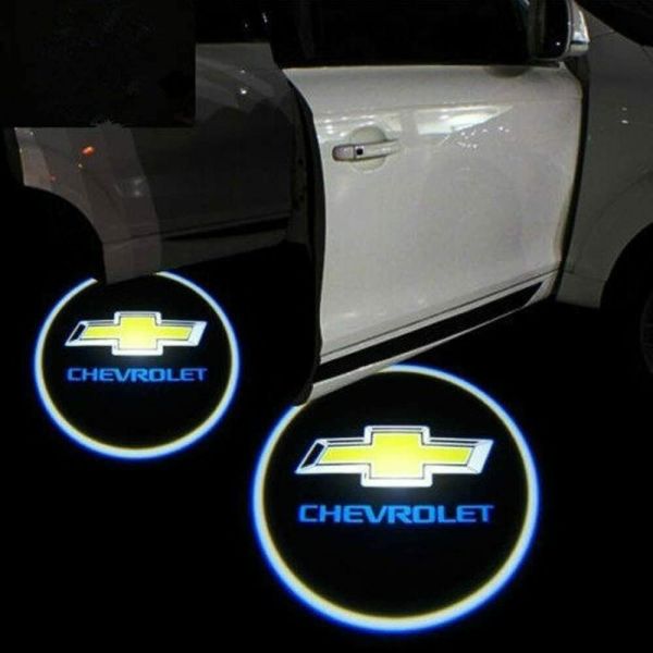 GP Thunder Welcome Ghost Door Logo Projector Shadow Puddle Laser Led Lights  Compatible for Chevy Chevrolet (